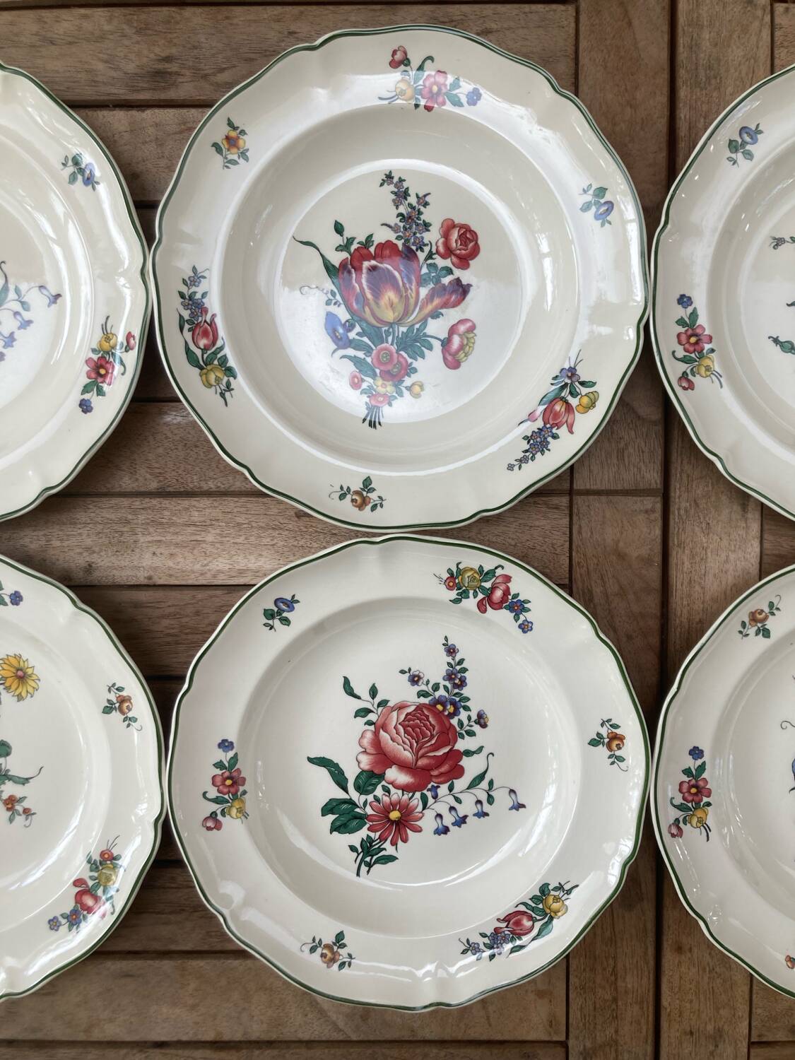 6 assiettes creuses Villeroy&Boch « Alt Strasburg »