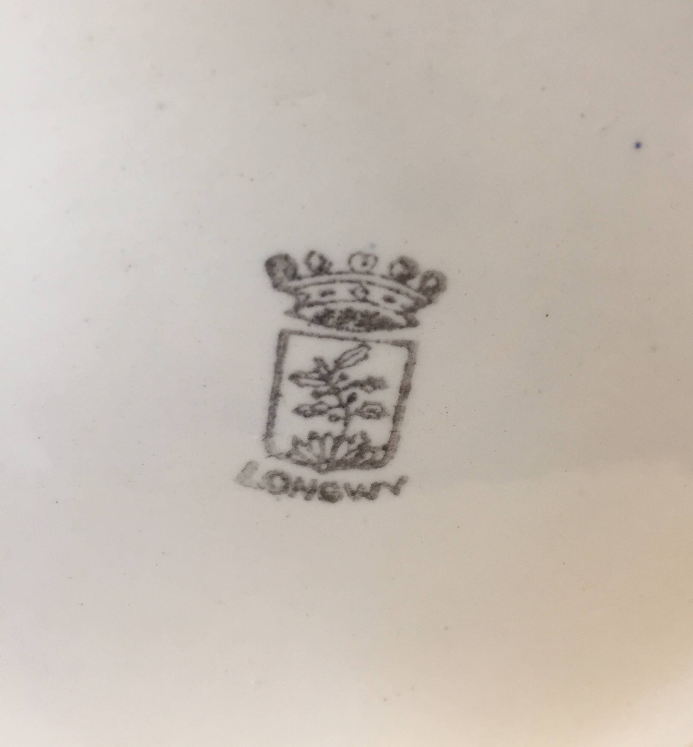 Pichet faïence de longwy - art déco -
