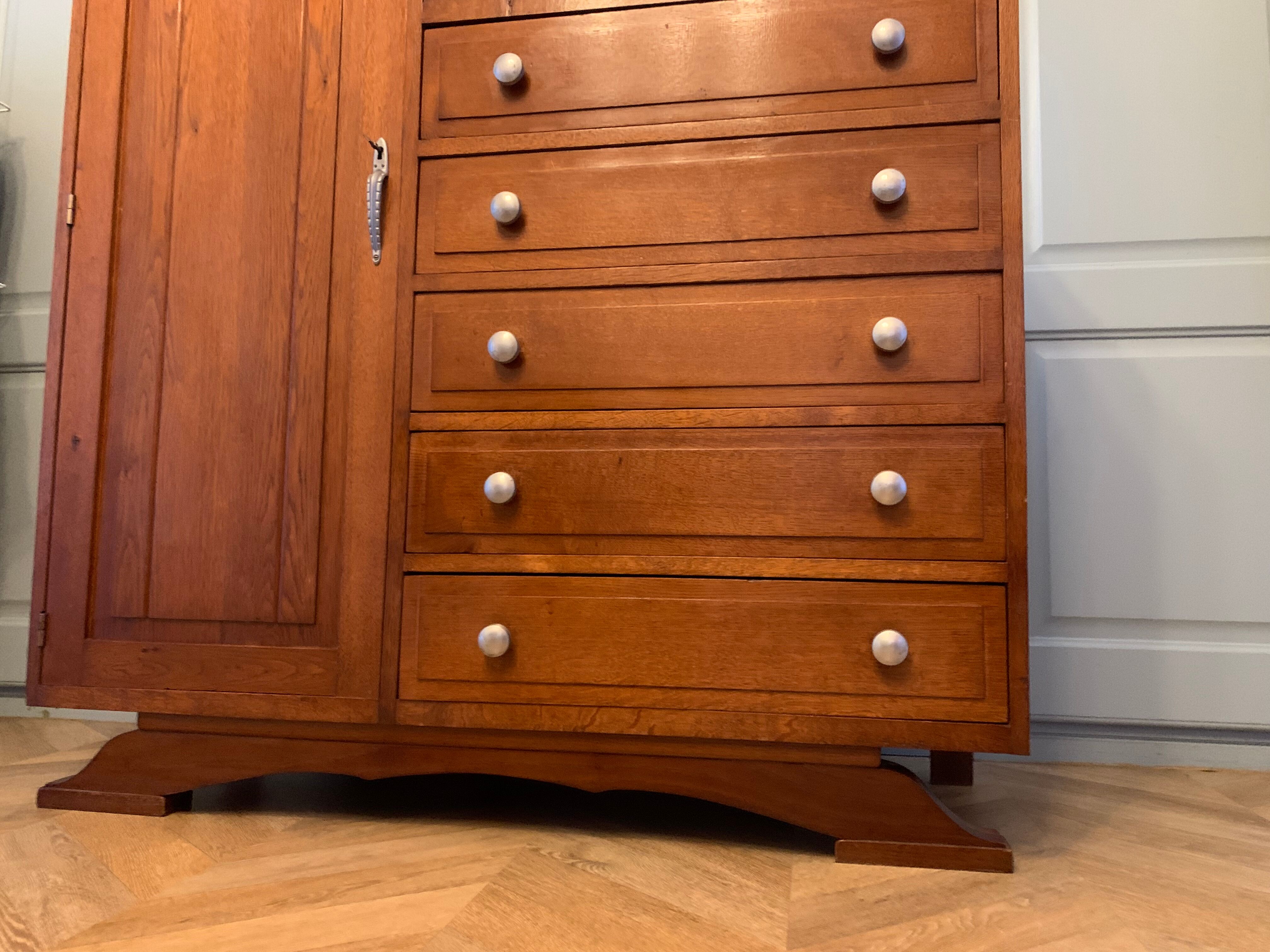 Vintage asymmetrical cabinet