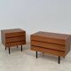 Duo de commodes en teck 1950