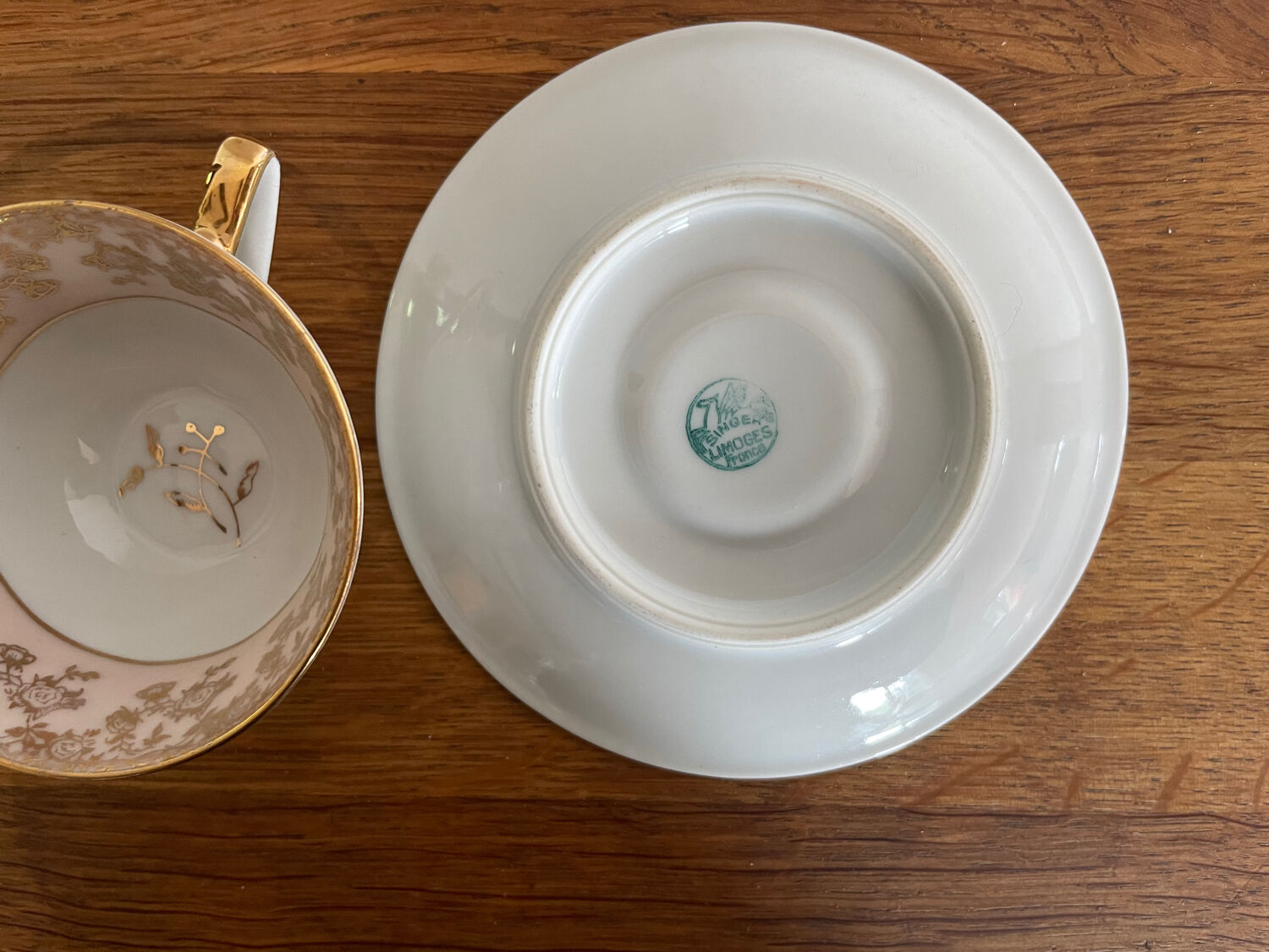 Coffee cup with saucer