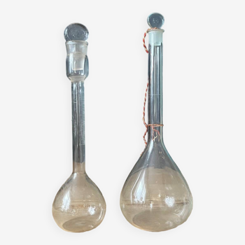 Old volumetric flasks