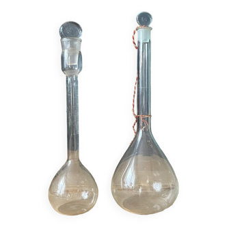 Old volumetric flasks