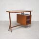Scandinavian desk "Boomerang" feet compass 60s