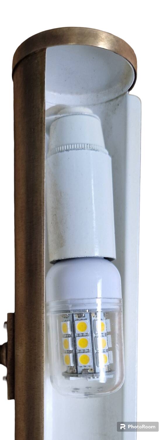 Vintage 80s brass picture light Ikea