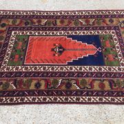 Turkish Prayer Rug vegetable dye 175x115cm