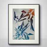 Minimalist geometric painting