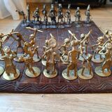 Jeu d'échec africain art tribal