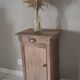 Small solid wood jam jar holder