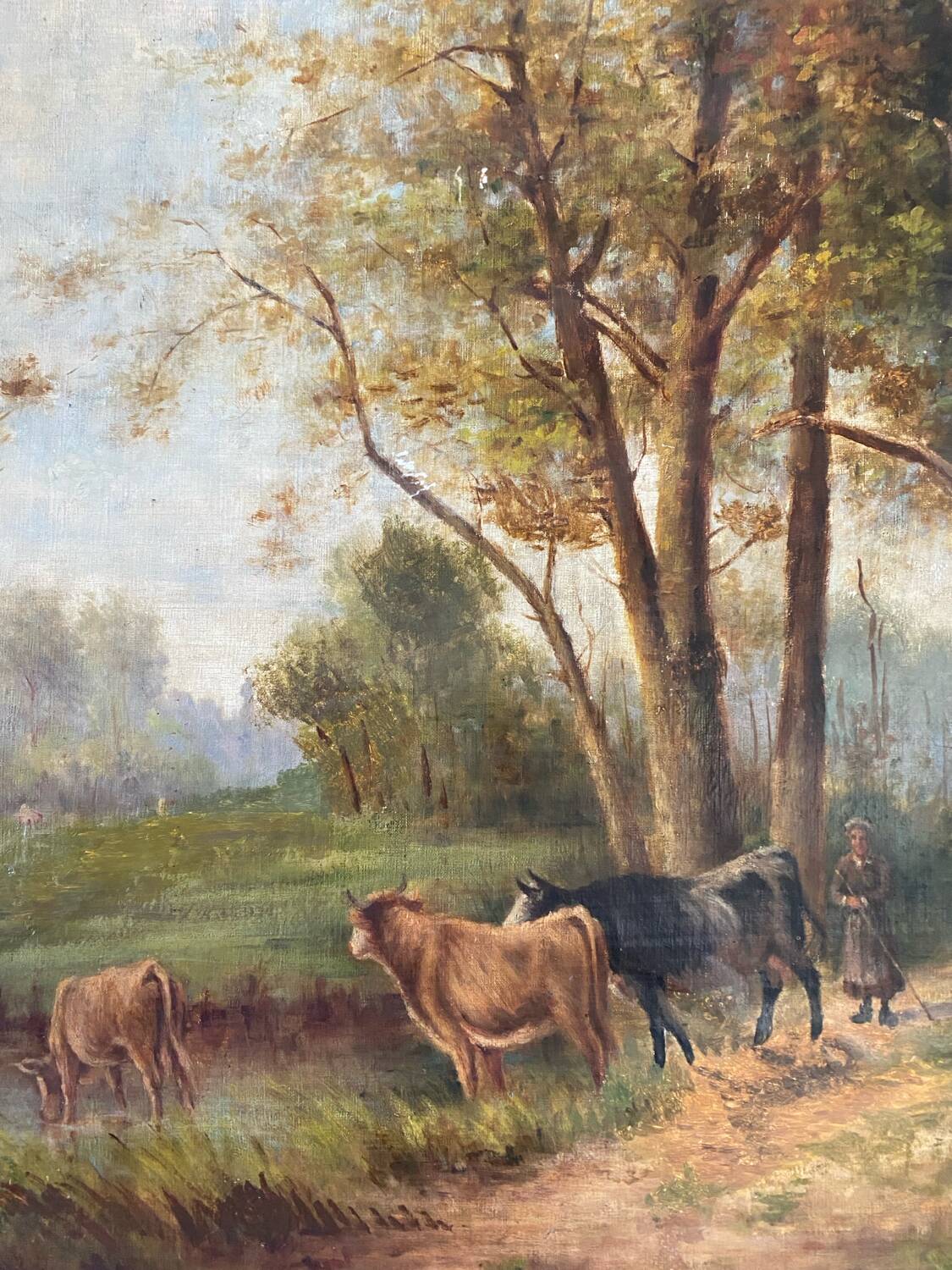 Countryside landscape by Brouaux
