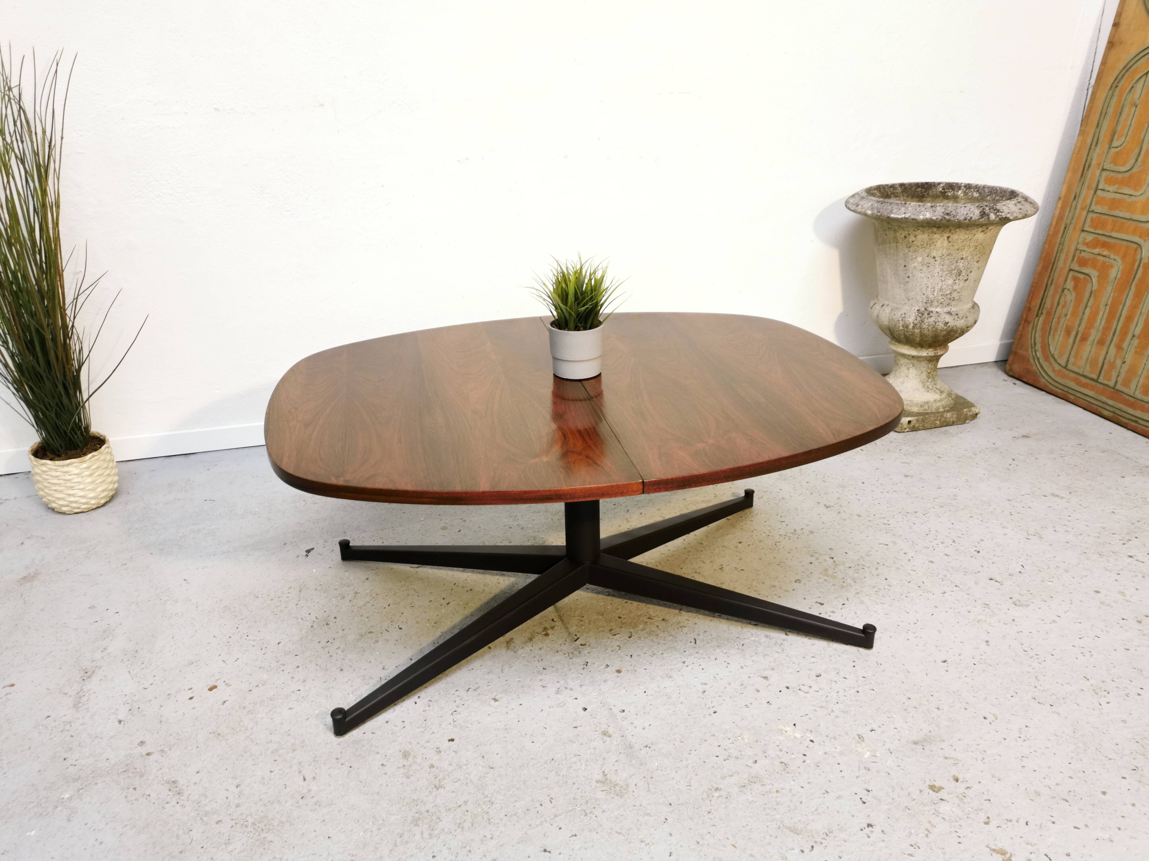 Table basse vintage relevable transformable scandinave