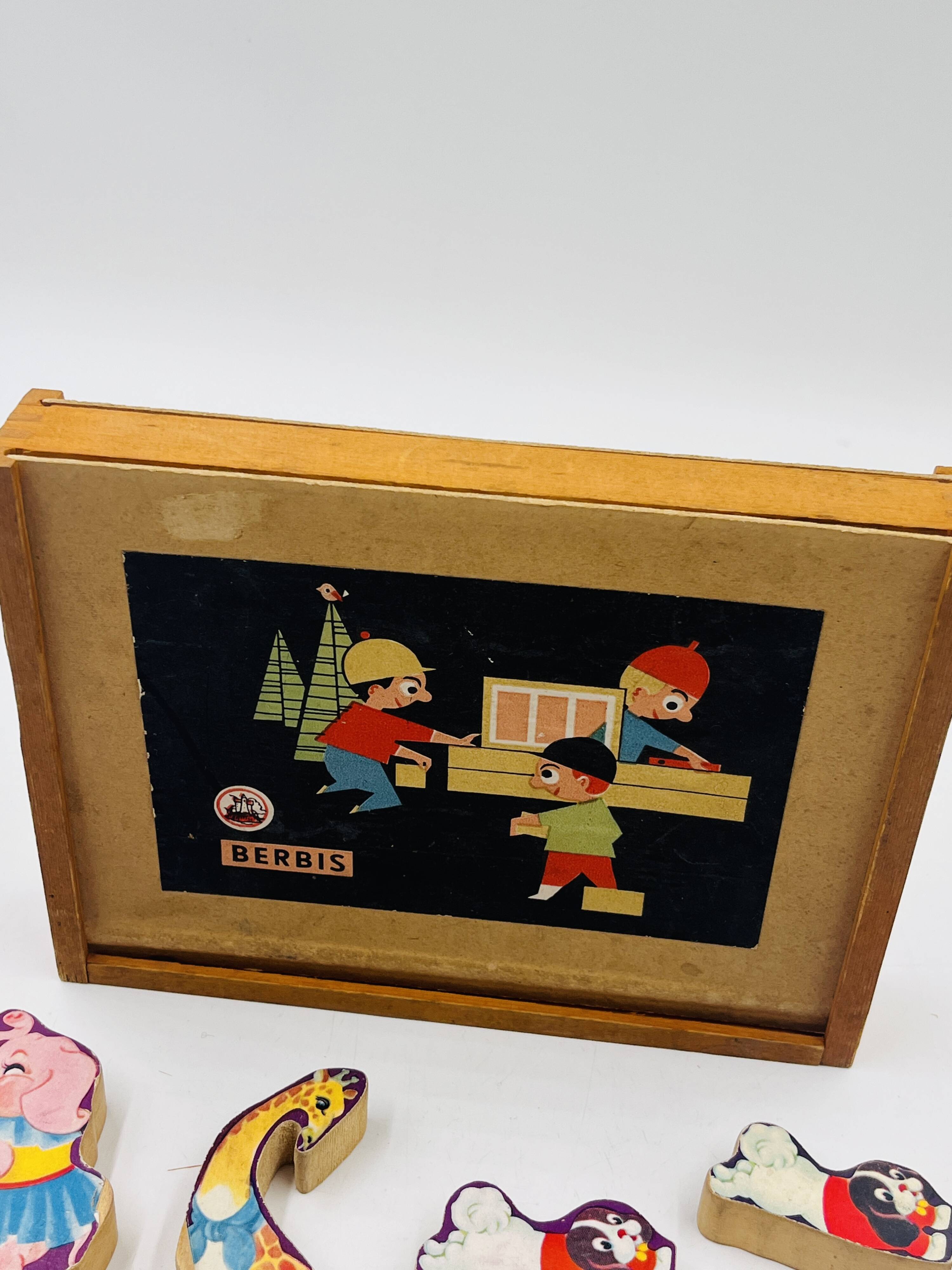 Wooden toy box for children