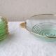 Glass dessert service