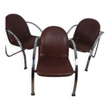 Slichaise Souvignet chrome armchair