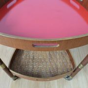 Serving trolley in Teak, Italy, 1950s