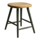 Milk painted pine stool, 1960s