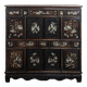 Cabinet Indochine Vietnam en bois exotique marqueterie de nacre
