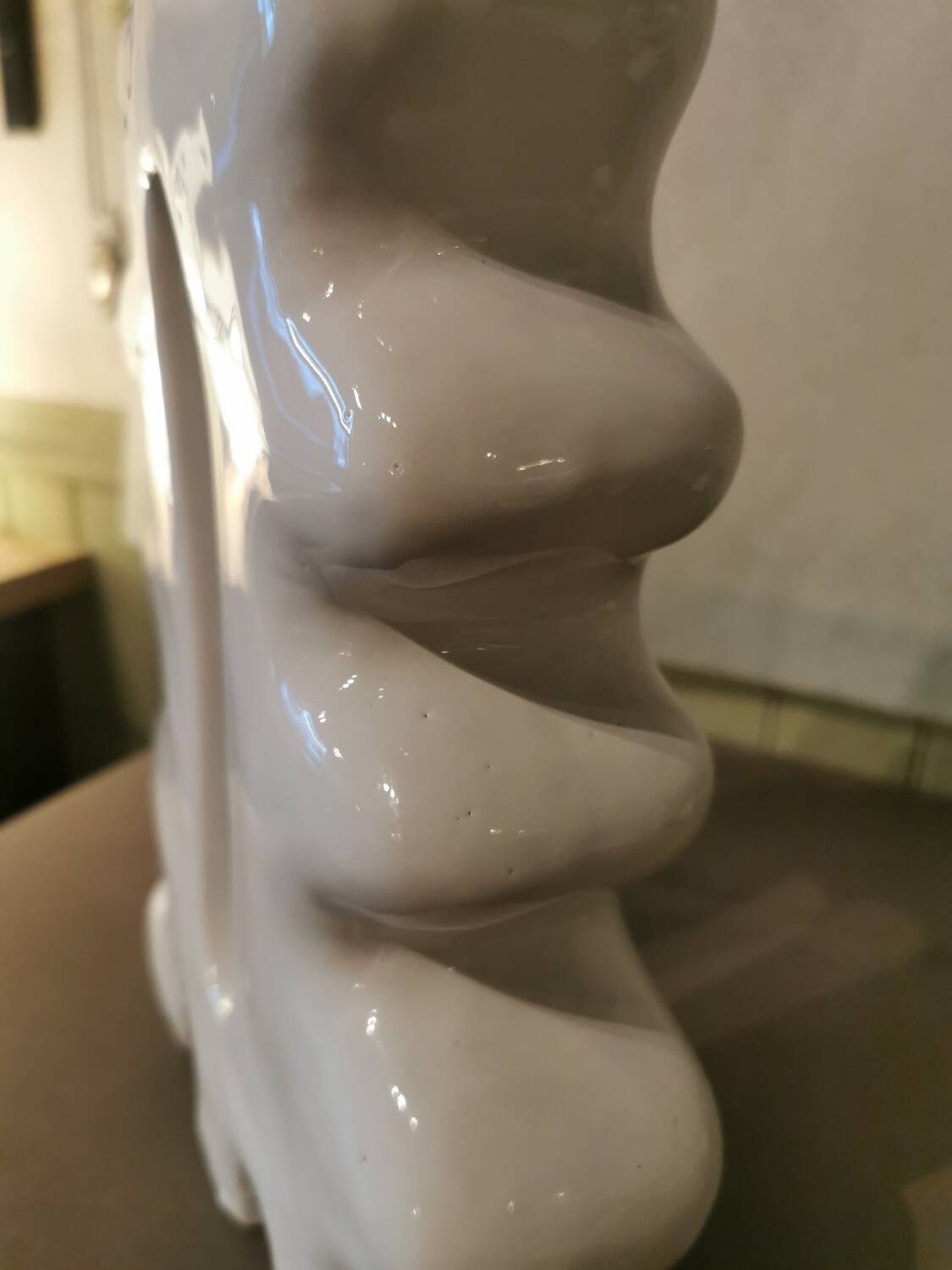 Large white ceramic vase Morocco