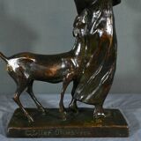 Bronze “Woman with Fawn”, Atelier Primavera – 1930