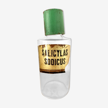 Ancien flacon de pharmacie « Salicylas Sodicus »