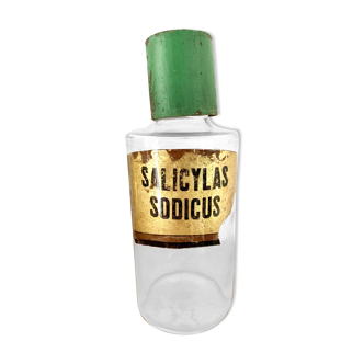 Former pharmacy bottle "Salicylas Sodicus"