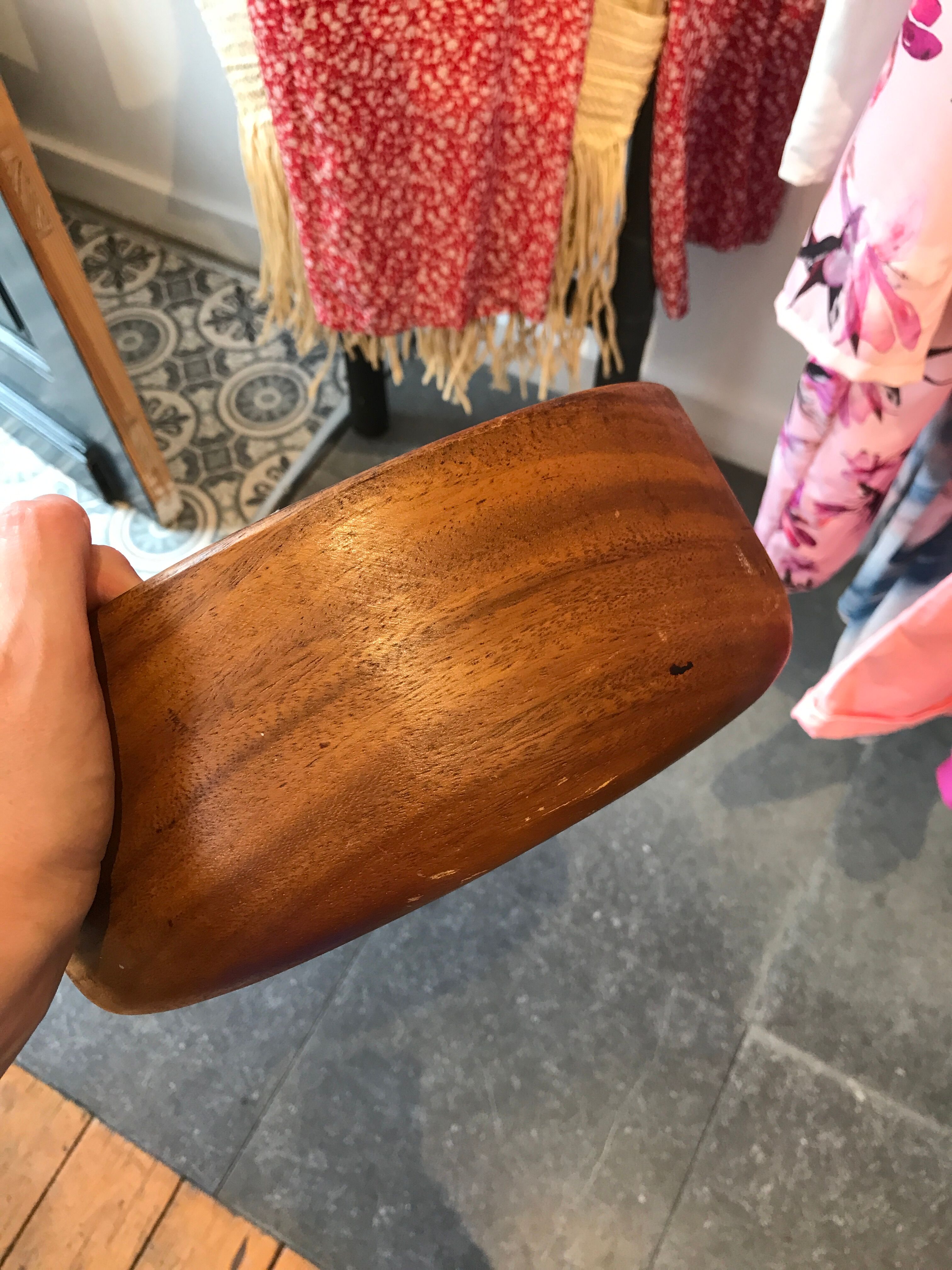 Teak bowl