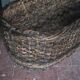 XXL woven basket antique, wicker basket, storage, baker's tool