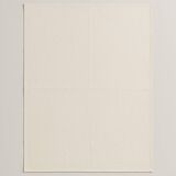 Vintage linen and cotton sheet, new in packaging