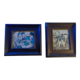 Set of two miniatures