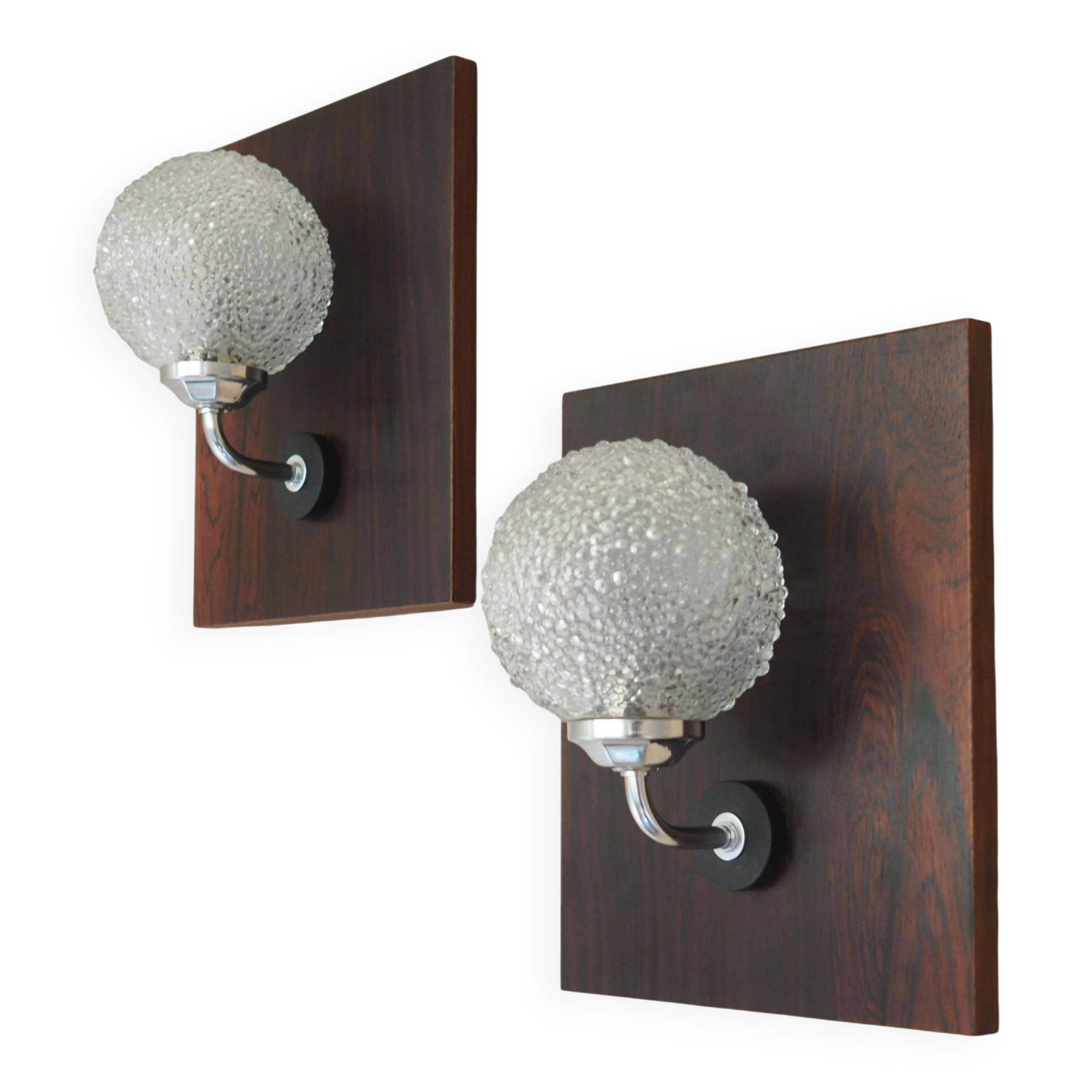 Set of two wall lamps, Danish design, 1970s, production: Denmark