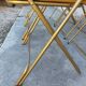 6 folding chairs Lafuma vintage 1970
