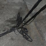 Vintage wrought iron floor lamp