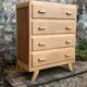 Art Deco wooden chest of drawers