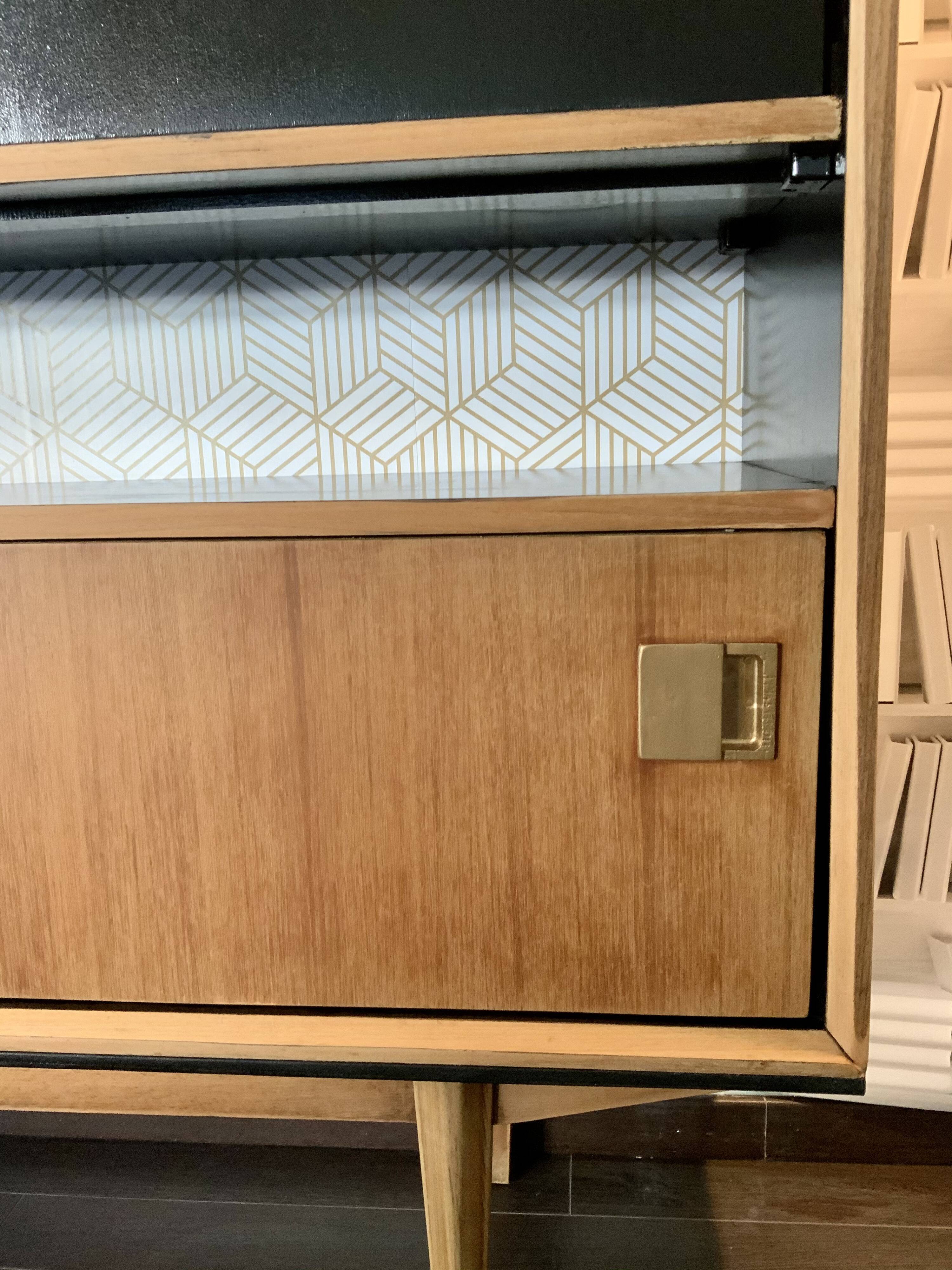 Scandinavian teak library