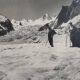Antique photogravure, Leschaux Glacier, Chamonix, 1930s-1950s, 40x30 cm