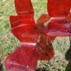 set of 3 vintage plexiglass chairs