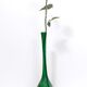 Vintage Emerald Green Corroso Murano Glass Vase by Seguso, Italy
