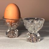 Vintage crystal shells in cut glass