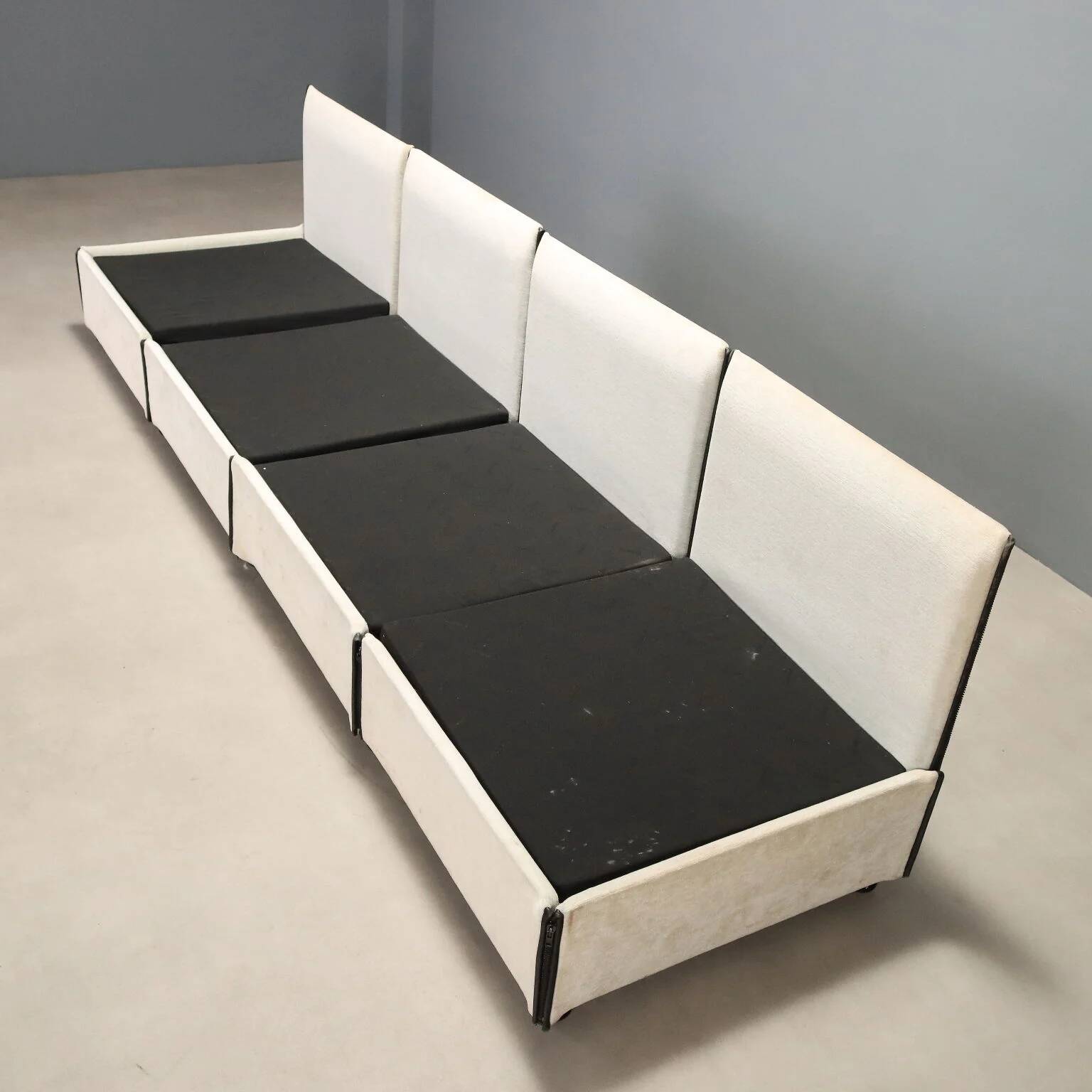 "Chair-a-bank" sofa by Mario Bellini for Cassina