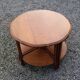 Coffee table nesting tables in cherry wood in classic style from the 60s/70s