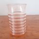 Pink glass orangeade set