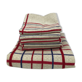 Nappe and 6 old cotton and linen towels