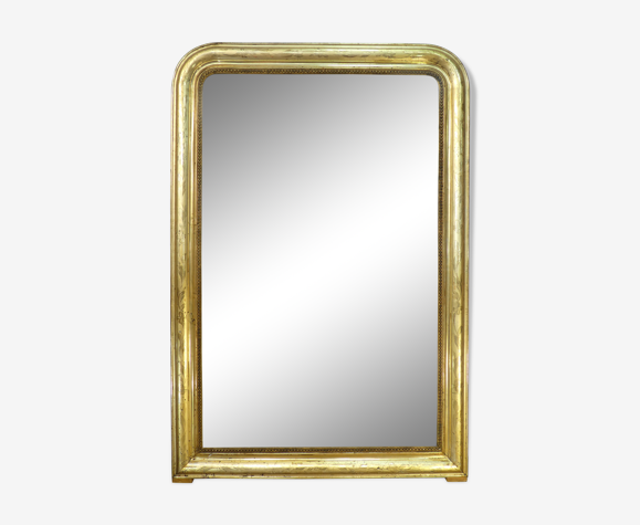 Miroir Louis Philippe doré époque 19eme 154 x 104 cm