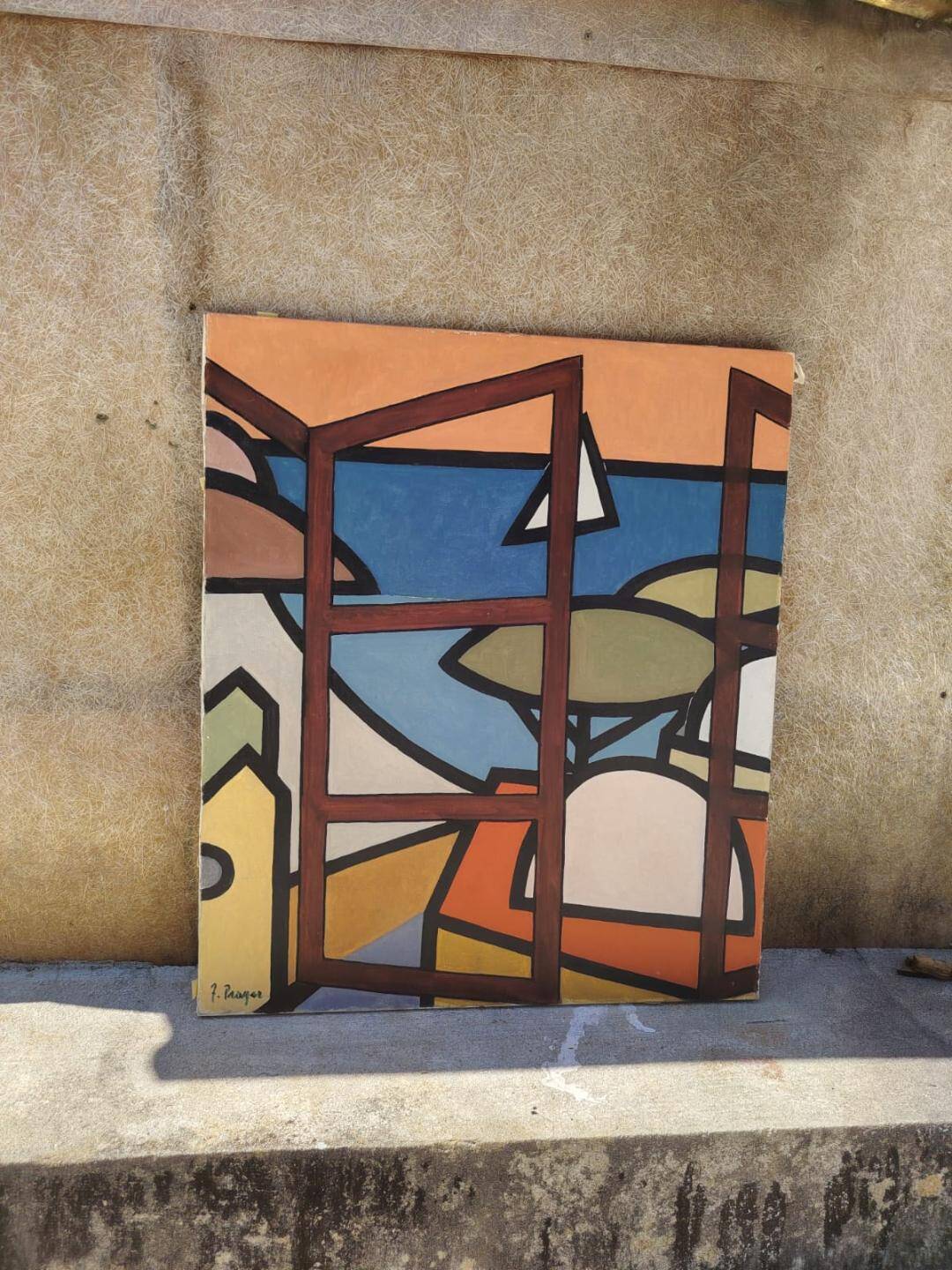 Oil painting on canvas, seascape, FRANCO PRAYER