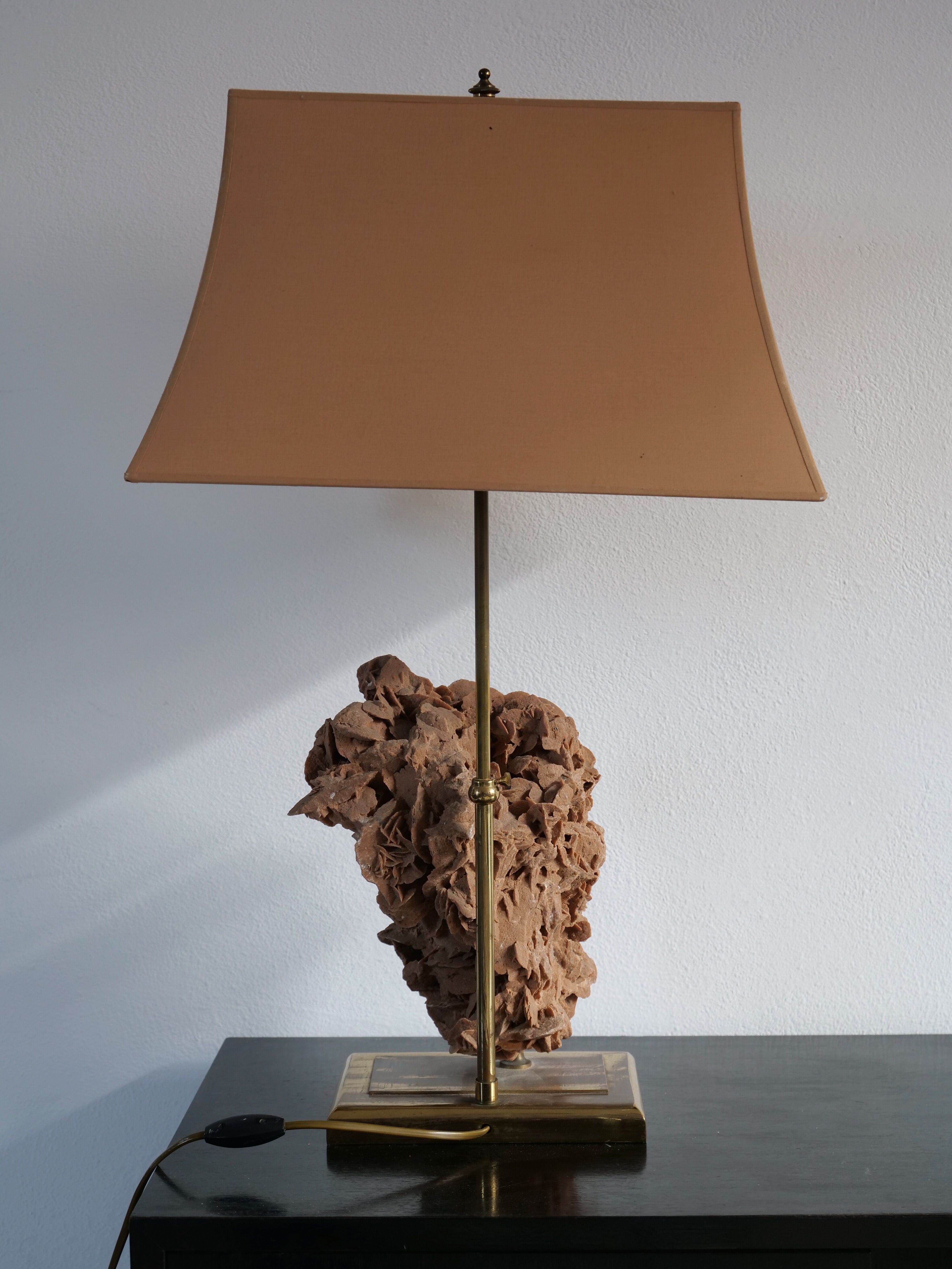 Pink atmosphere lamp of the sands 70's deco