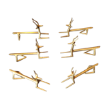 6 gazelle knife holders