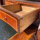 Small secretary in Marquetry of Losanges and Bronze