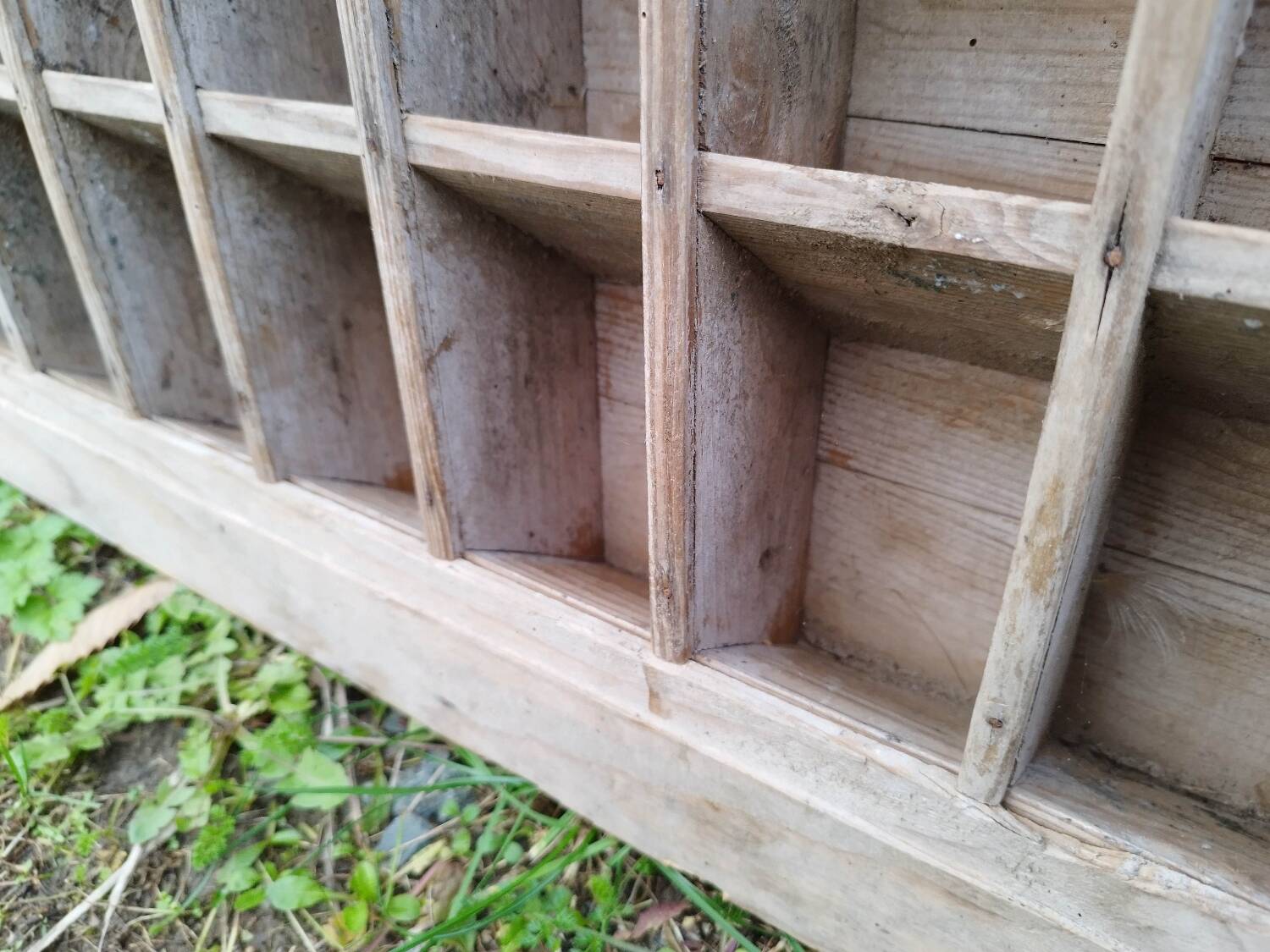 Large piece of professional furniture to hang or place with multiple storage compartments