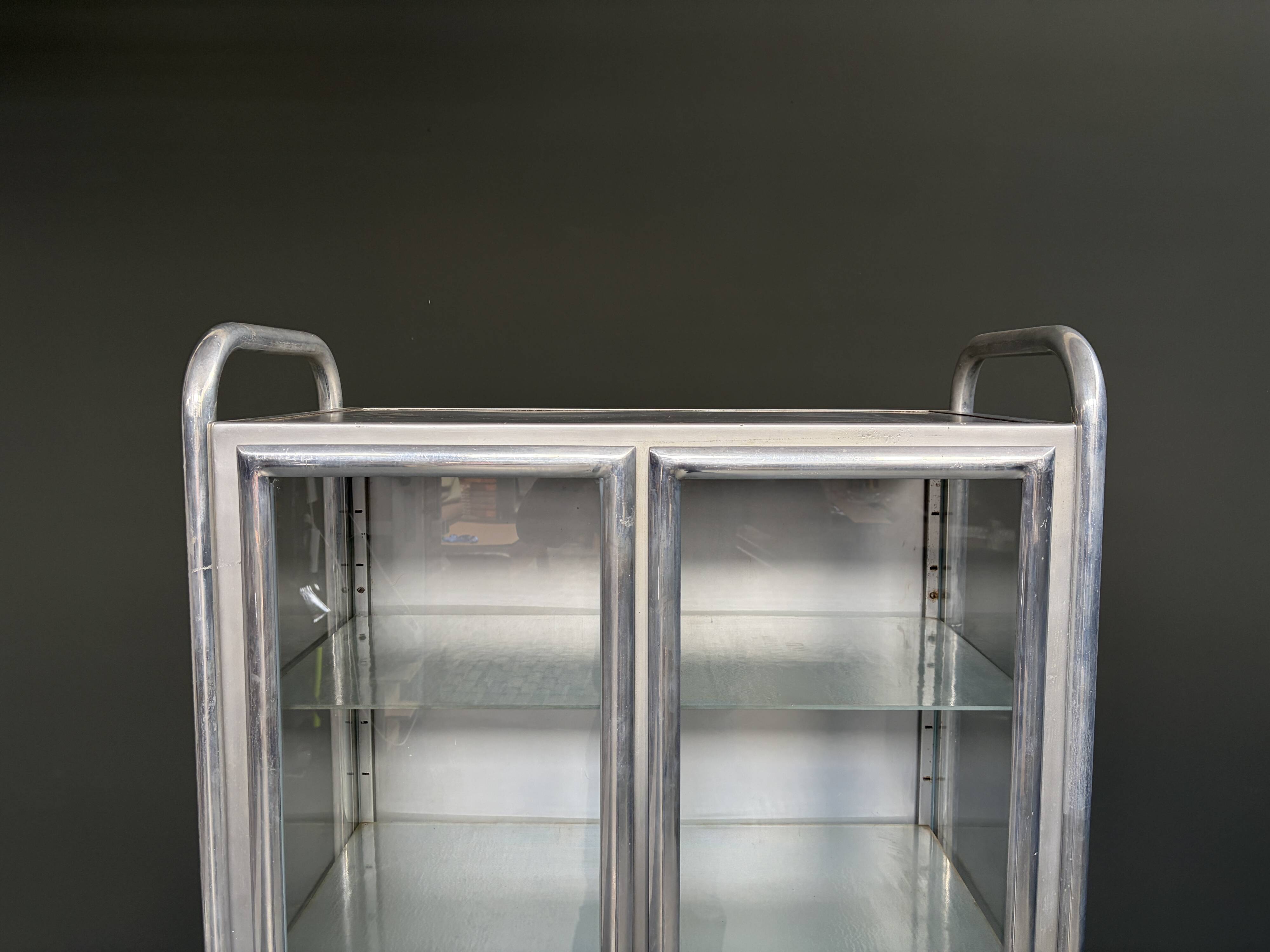 2 vitrines médicales italiennes vintage de profa - padoue