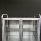 2x vintage italian medical display cabinets from profa - padua